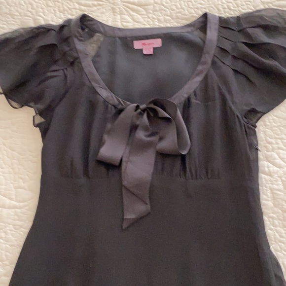 Monsoon UK 100% silk black midi formal dress - Picture 9 of 9